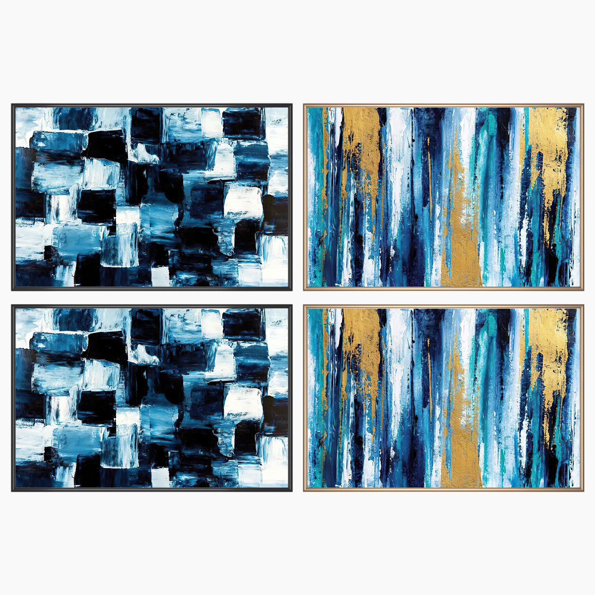 Wall Art Set 3686 3D model_1