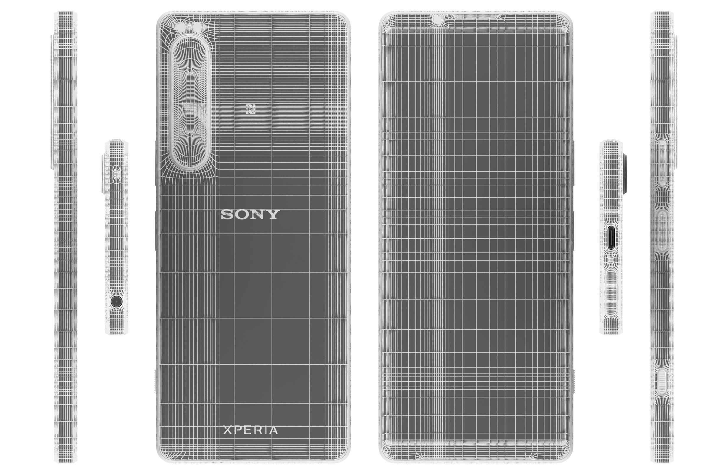 Sony Xperia 1 IV All Colors 3D model_36