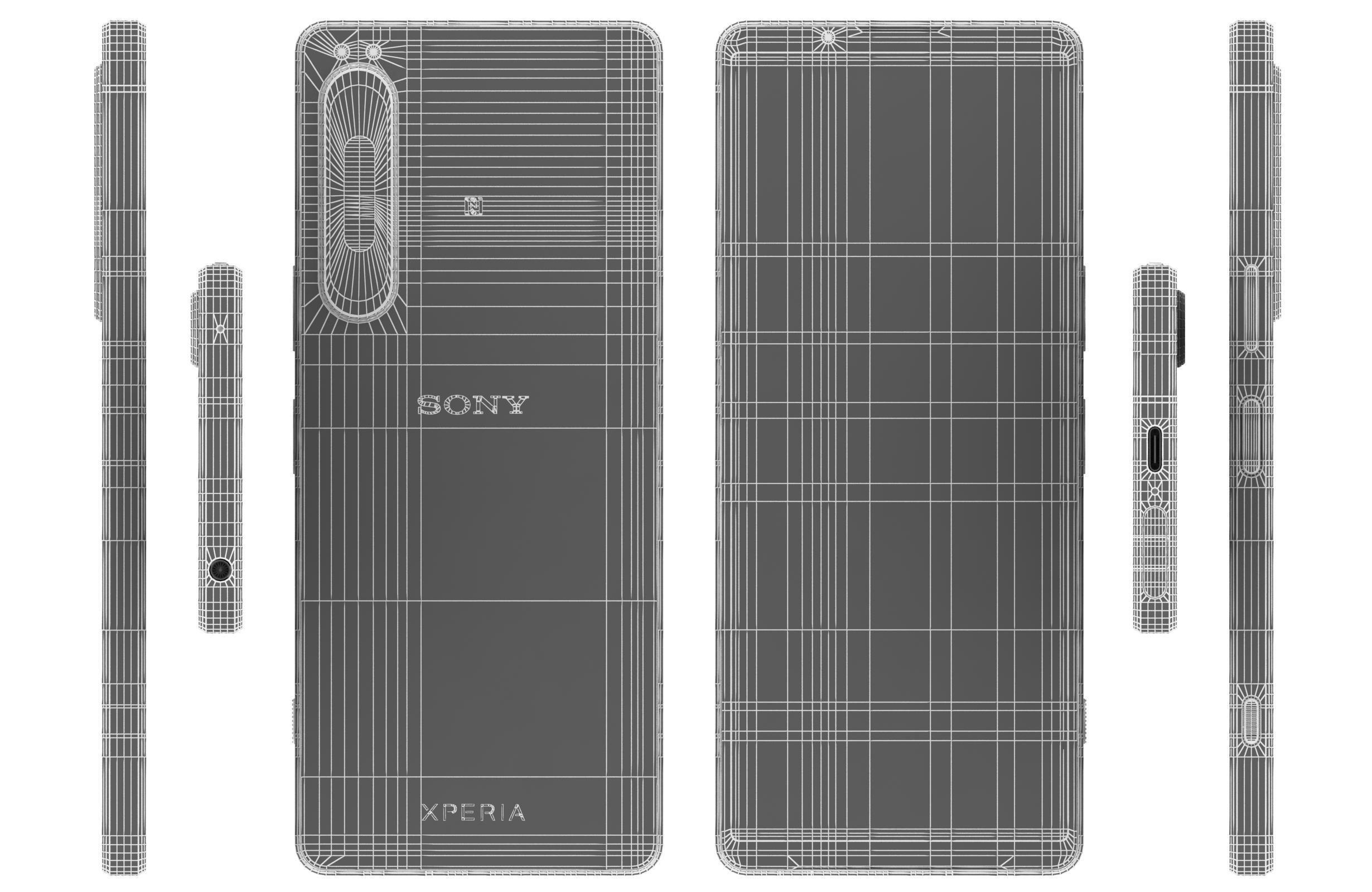 Sony Xperia 1 IV All Colors 3D model_37