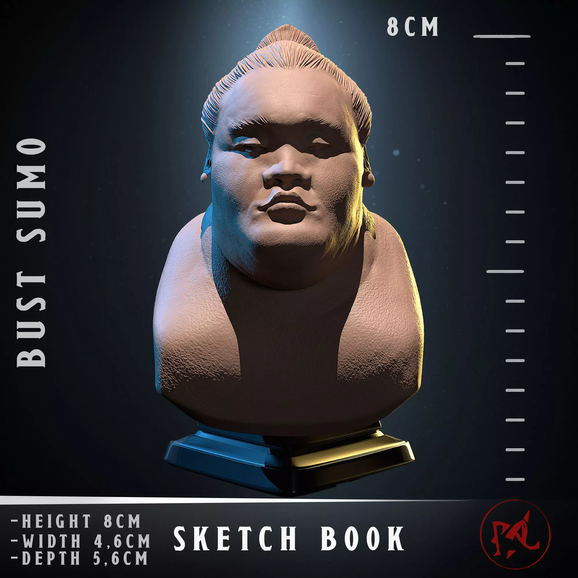 Bust Sumo Free 3D print model