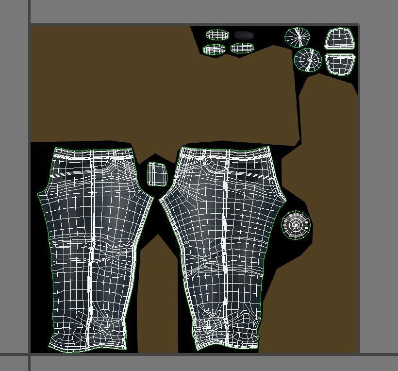 Cartoon High Poly Subdivision Avatar 010 Low-poly 3D model_9