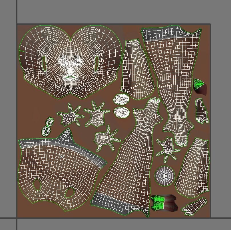 Cartoon High Poly Subdivision Avatar 010 Low-poly 3D model_8