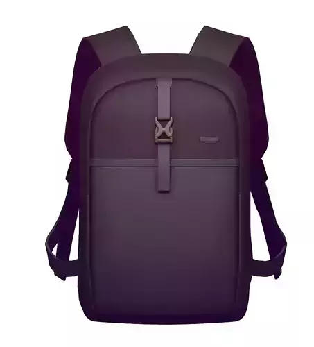 Cartoon High Poly Subdivision Backpack