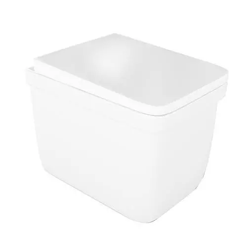Modern White Toilet Bowl 3D model