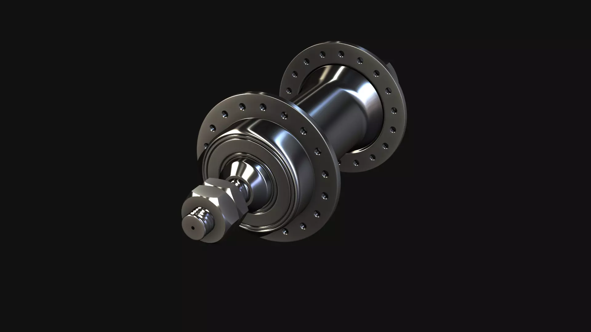 Bike Cycle Hubs Free 3D model
