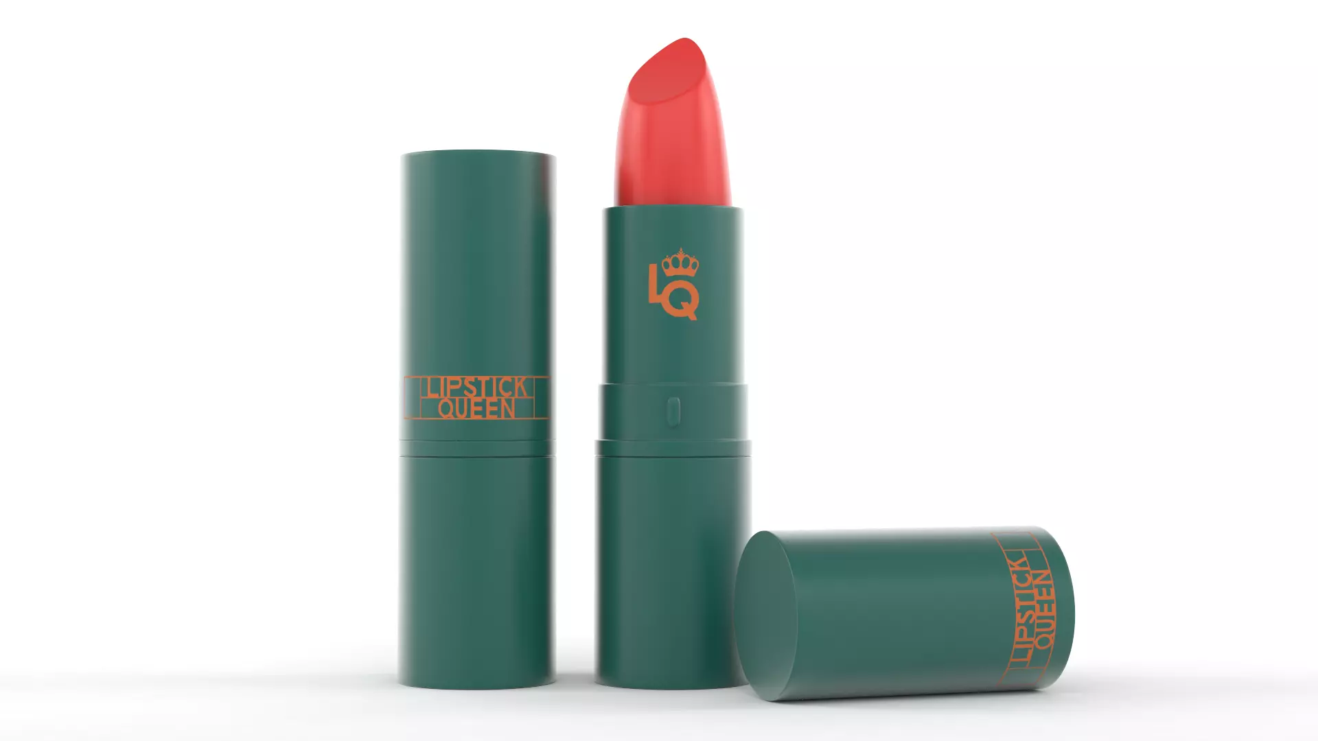 Lipstick orange 3D model_0
