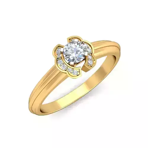 Solitaire Wedding Engagement Ring