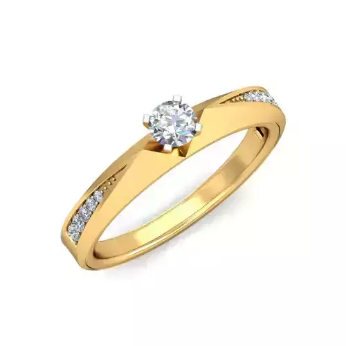 Solitaire Wedding Engagement Ring
