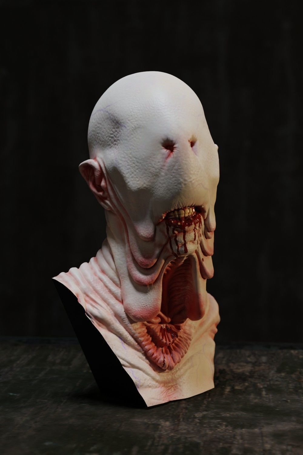 PALE MAN magnet bust 3d print  from Pans Labyrinth movie  3D print model_4
