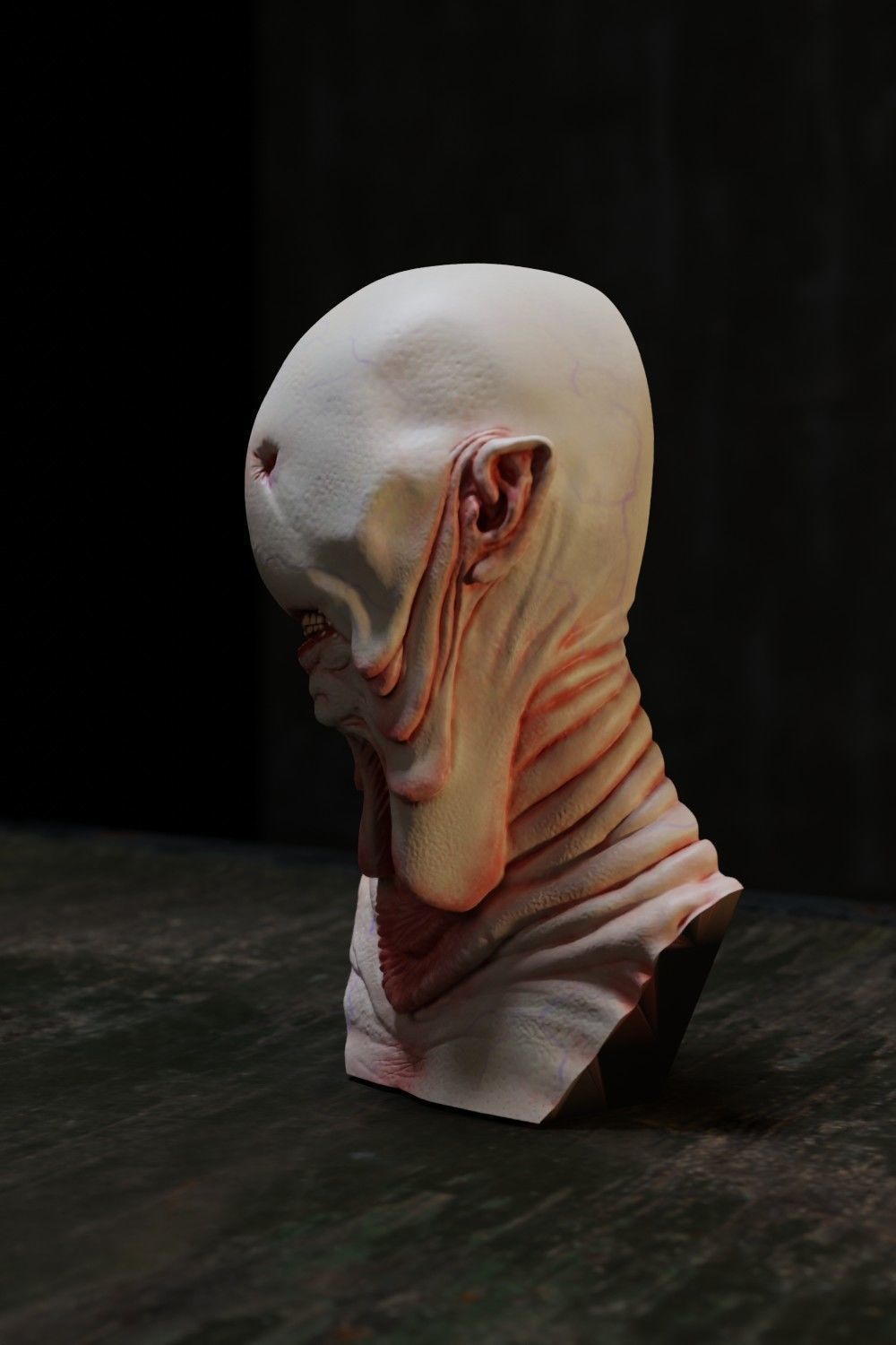 PALE MAN magnet bust 3d print  from Pans Labyrinth movie  3D print model_2