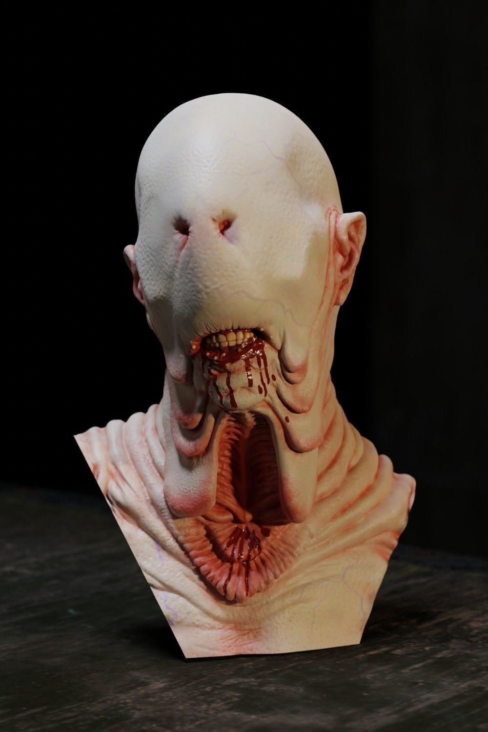 PALE MAN magnet bust 3d print  from Pans Labyrinth movie  3D print model_5
