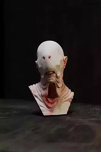 PALE MAN magnet bust 3d print  from Pans Labyrinth movie  3D print model