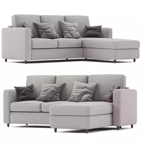 Esprit Fabric Chaise Sofa