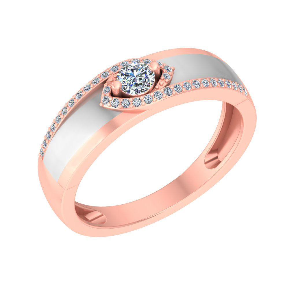 Etarnaty Couple Band Ring 3DM STL OBJ FBX Render Details 3D print model_4