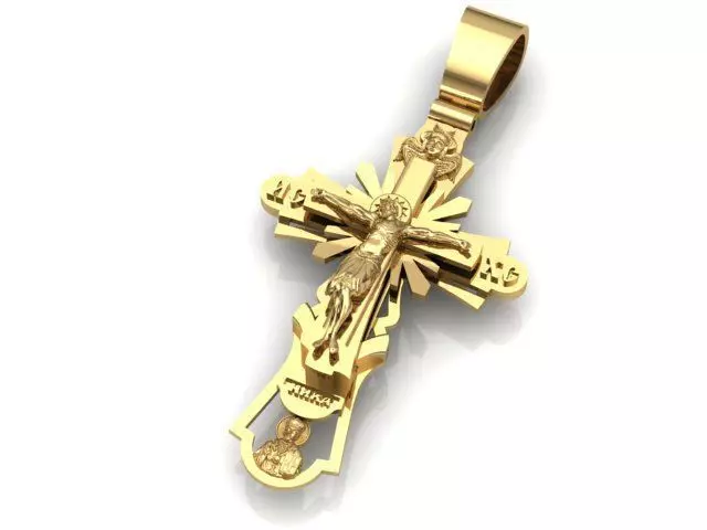 Cross with Jesus 3D print model_0