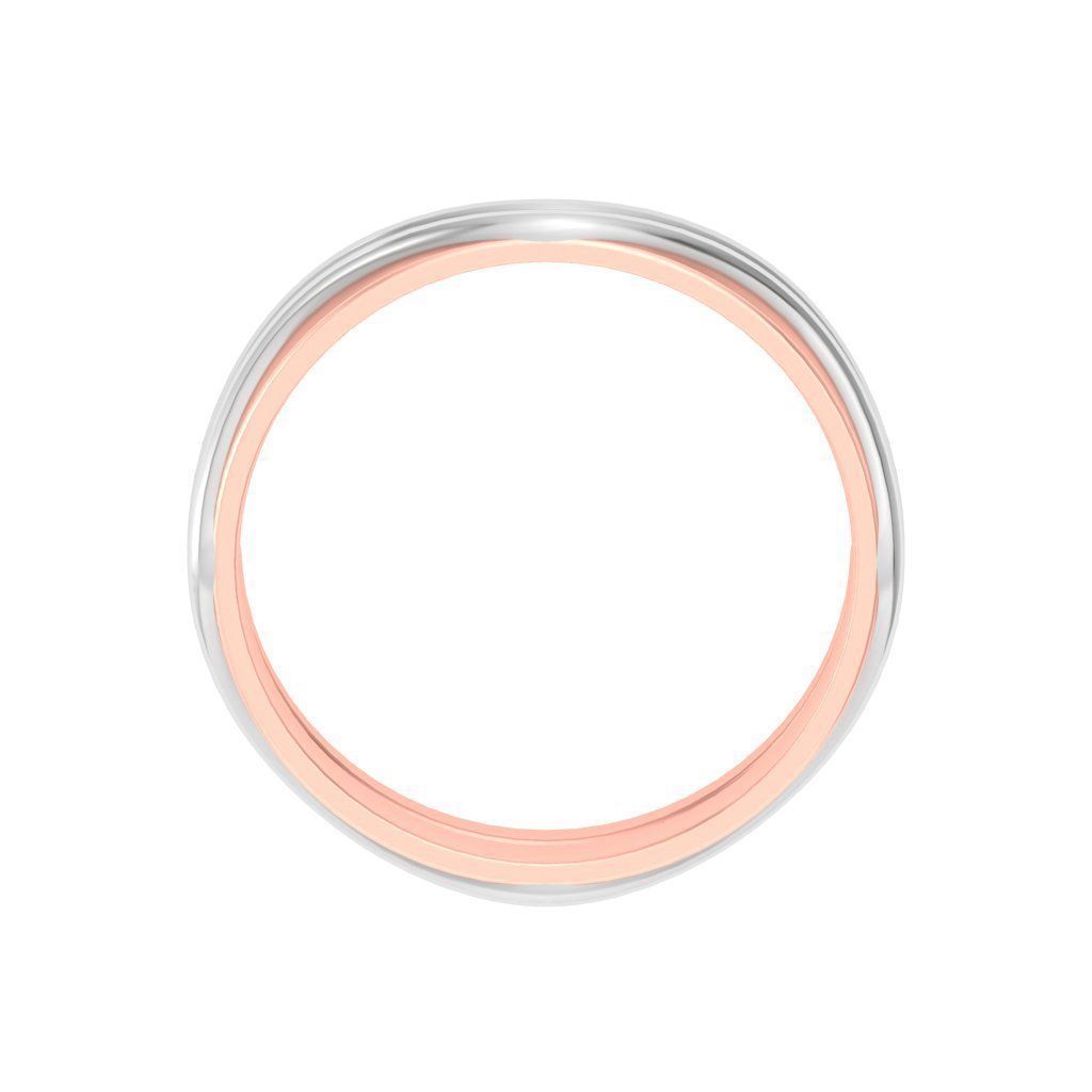 Couple Band Ring 3DM STL OBJ FBX Render Details 3D print model_2