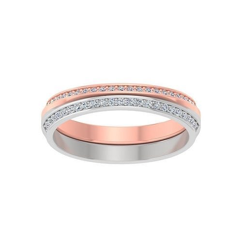 Wedding Engagement Women Etarnaty Band Ring 3D print model