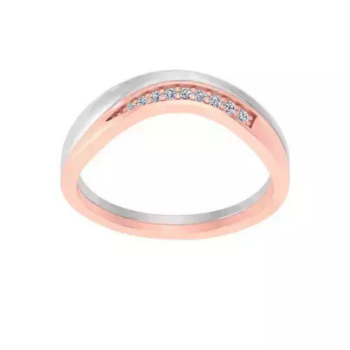 Women Band Ring 3DM STL OBJ FBX Render Details