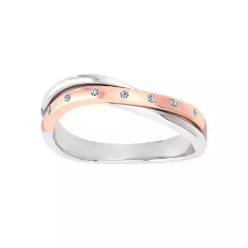 Wedding Engagement Women Etarnaty Band Ring