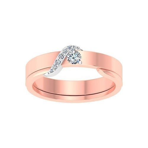 Engagement Women Band Ring 3D print model