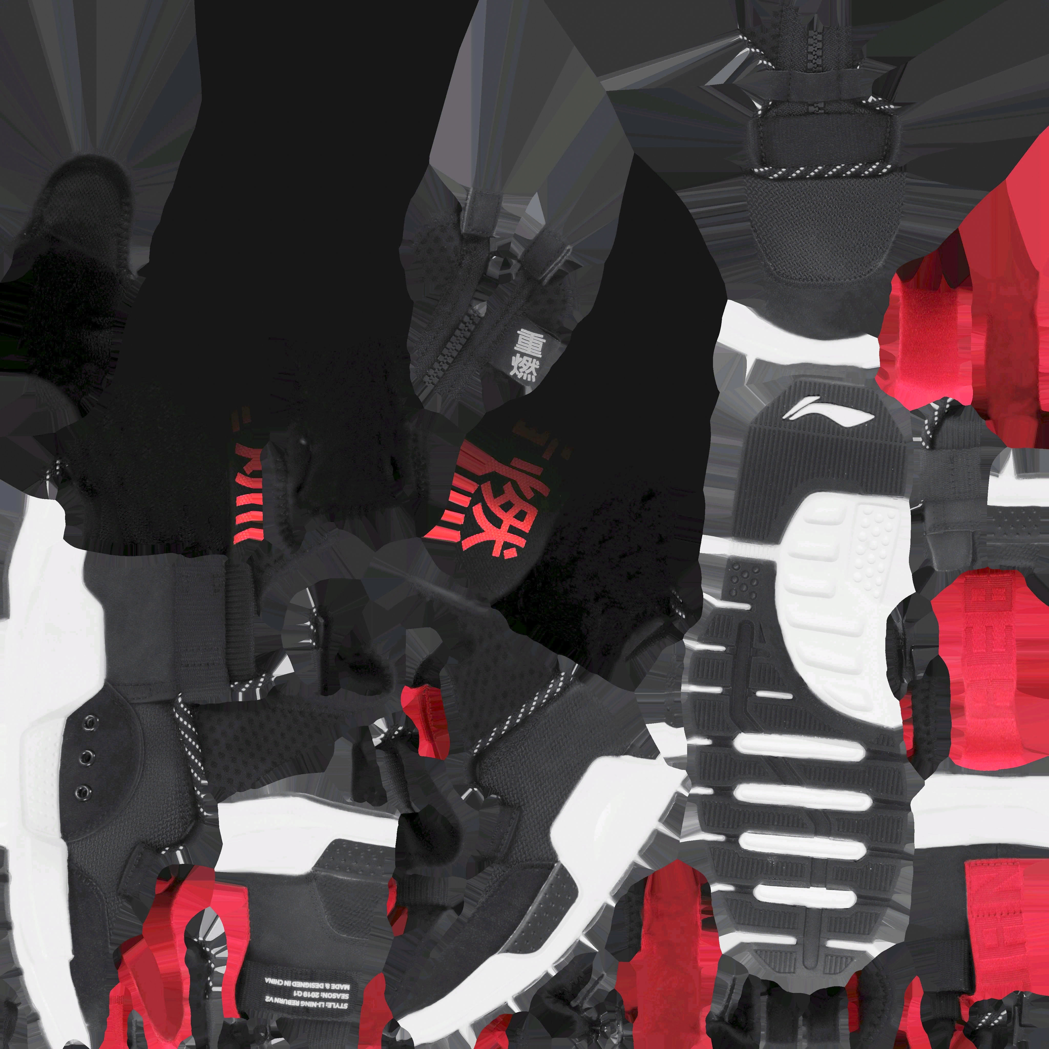 Cyberpunk fashion sneaker 10 Urban Techwear scifi future shoes Low-poly 3D model_8