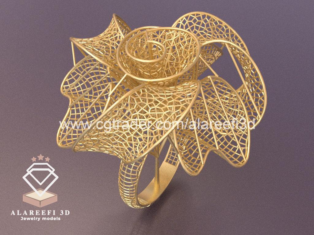 Set of 6 Ultra Vision Rings- set 001 3D print model_3