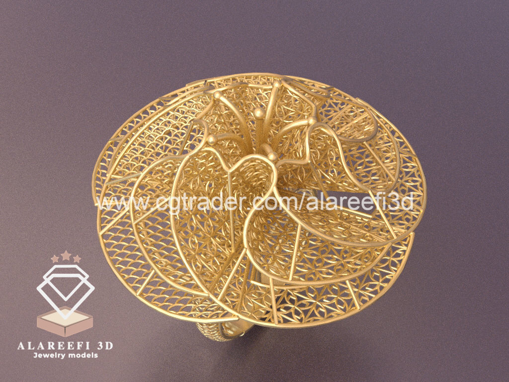 Set of 6 Ultra Vision Rings- set 001 3D print model_4