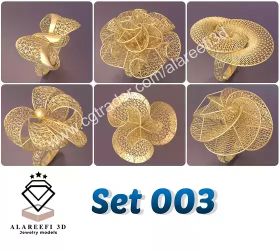 Set of 6 Ultra Vision Rings- set 003