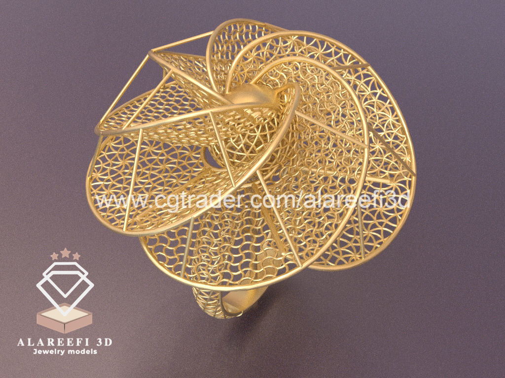 Set of 6 Ultra Vision Rings- set 003 3D print model_2