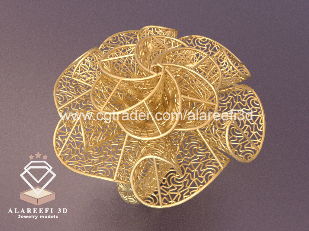 Set of 6 Ultra Vision Rings- set 003 3D print model_5