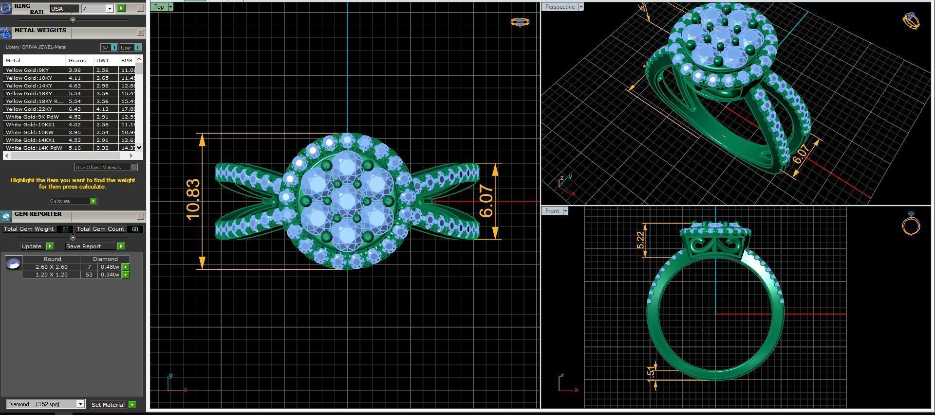 Halo and Split Shank 3d Model and Render Detail 3D print model_9