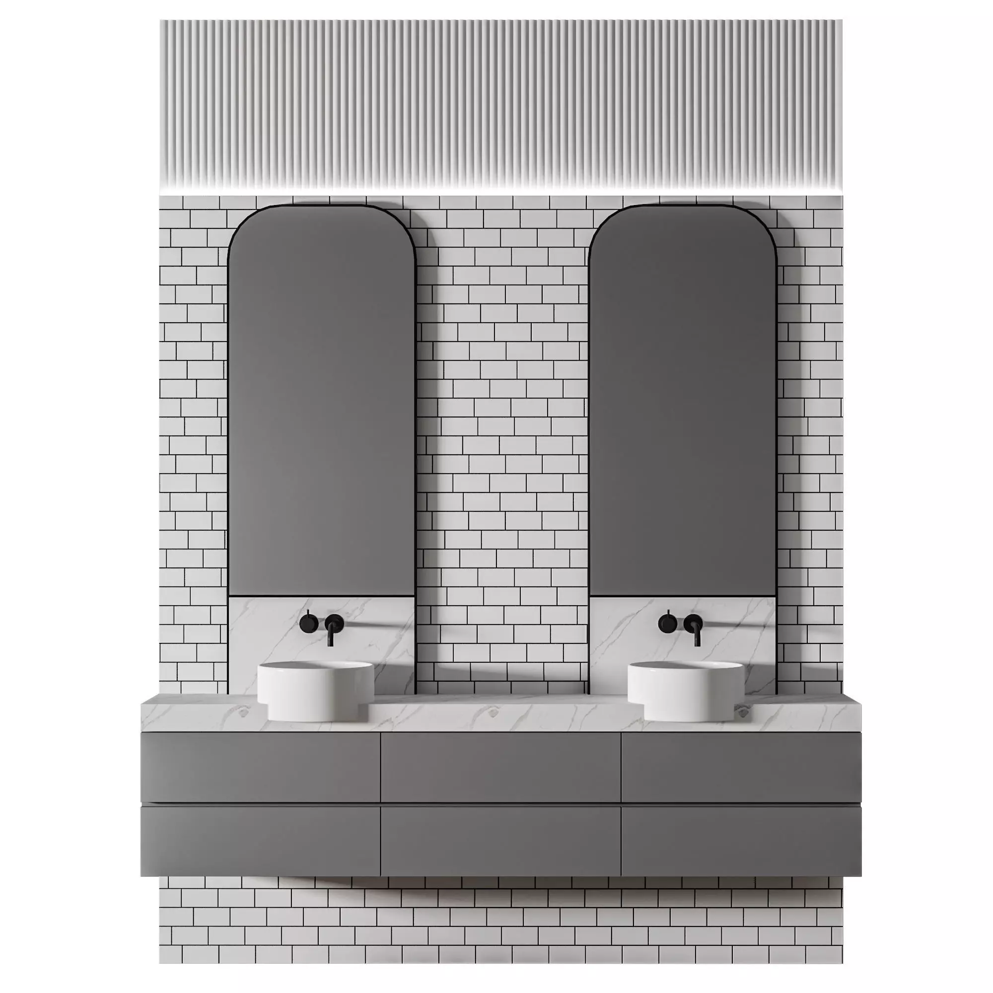 Luxury Bathroom 142 3D model