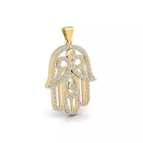 Hamsa 3d model and Render 3d model and render 