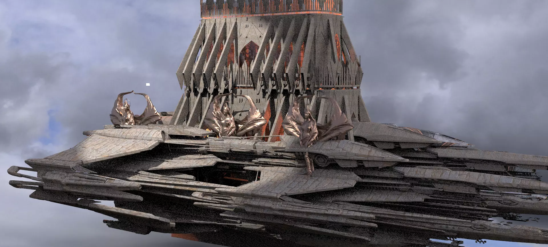 Pharaoh Arch Airship 2 3D model_0