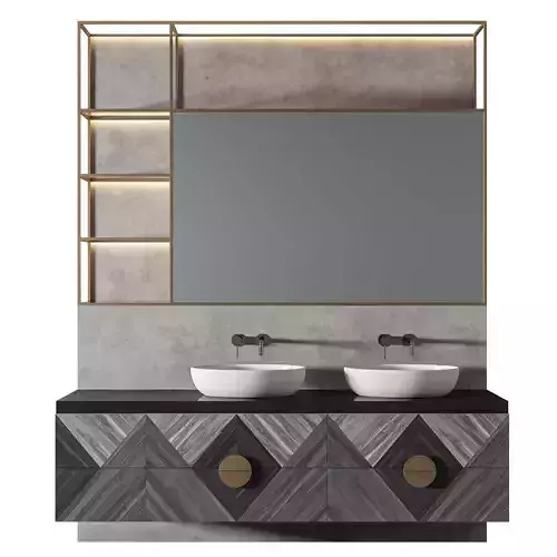 Luxury Bathroom 148 3D model