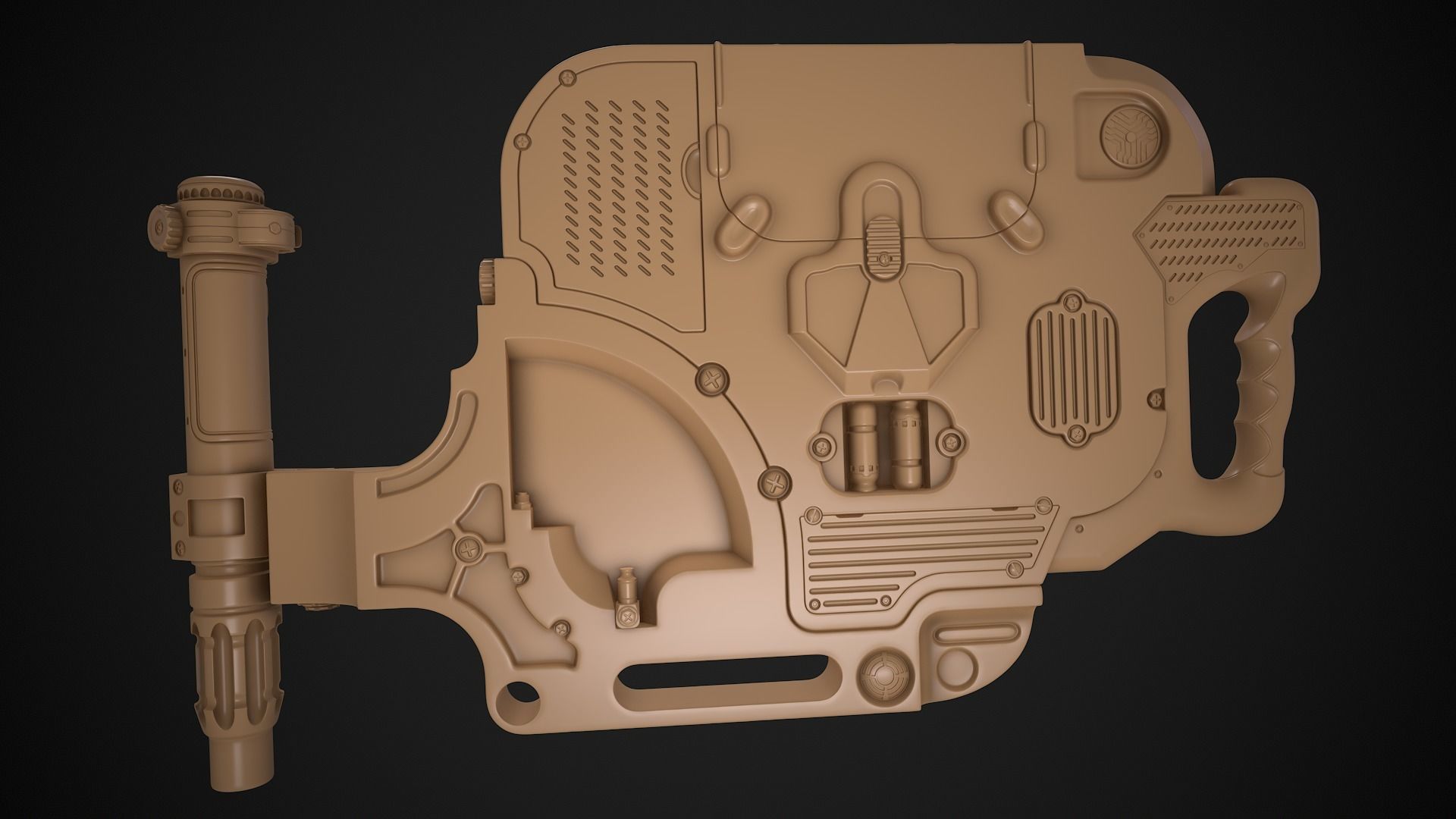 Portable Console Low-poly 3D model_6