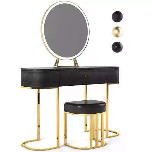 3D model simple dressing table VR / AR / low-poly | CGTrader