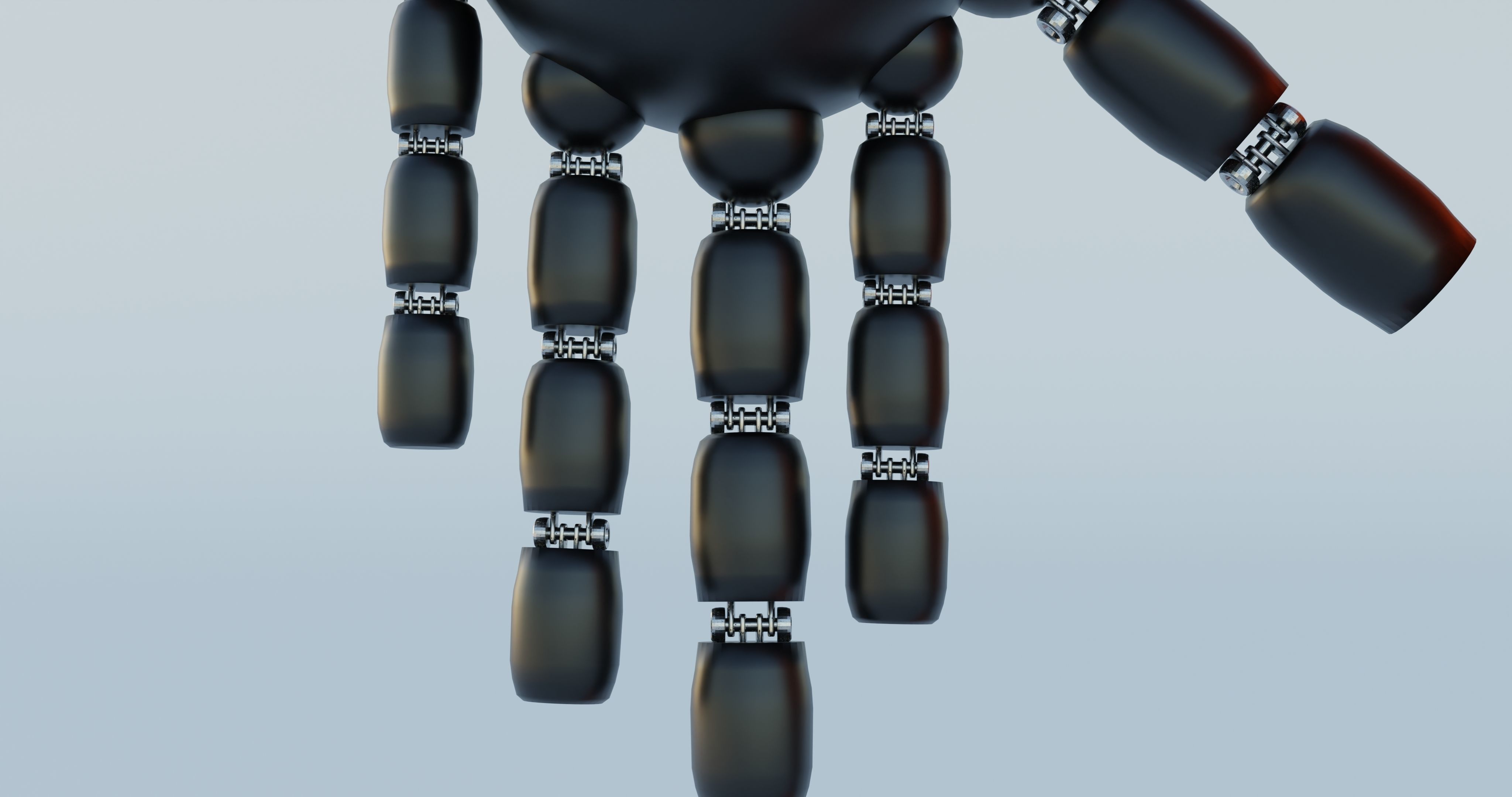 3D Post Apocalyptic Sci-Fi Robot with Environment 3D model_9