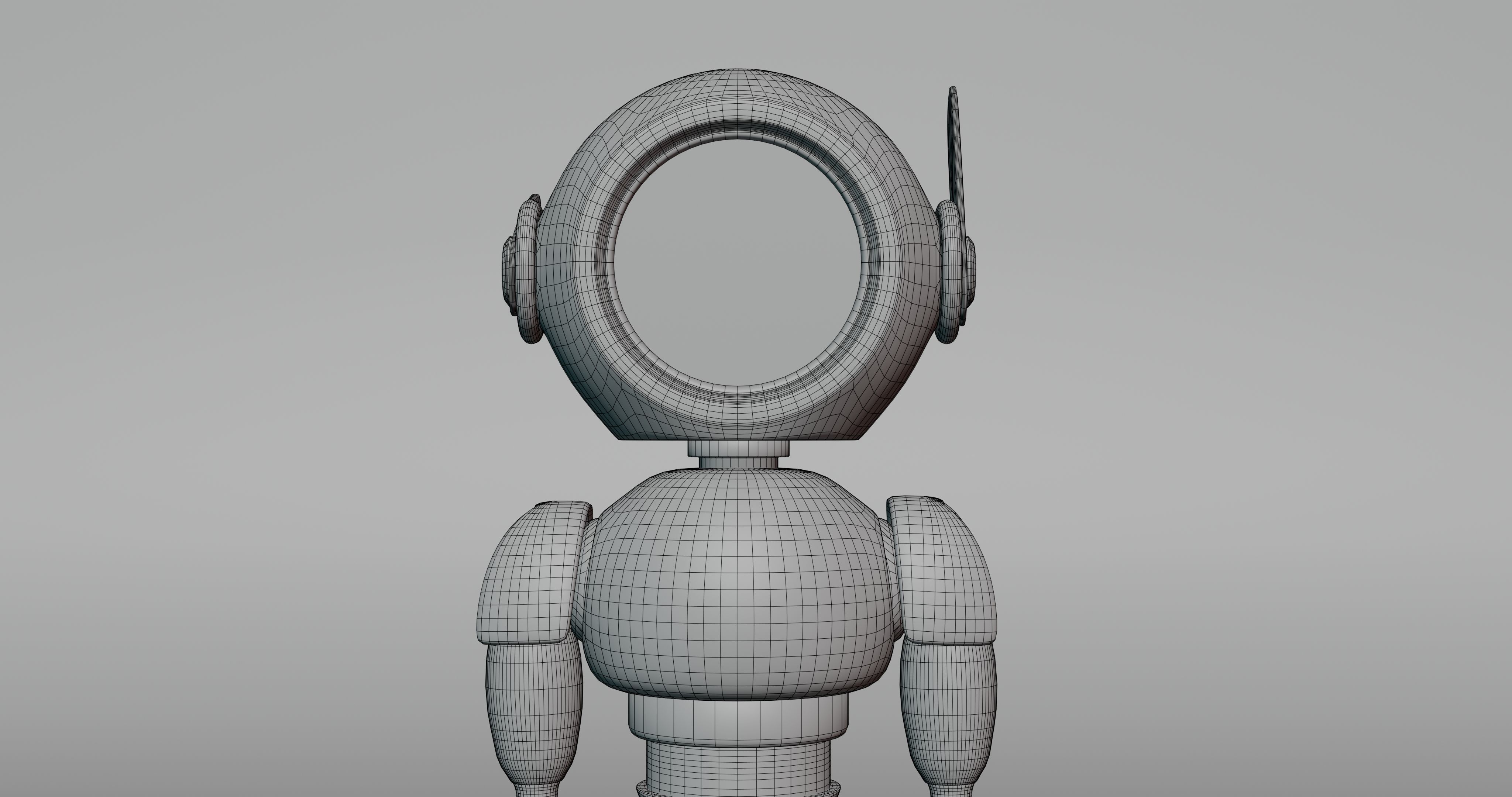 3D Post Apocalyptic Sci-Fi Robot with Environment 3D model_12