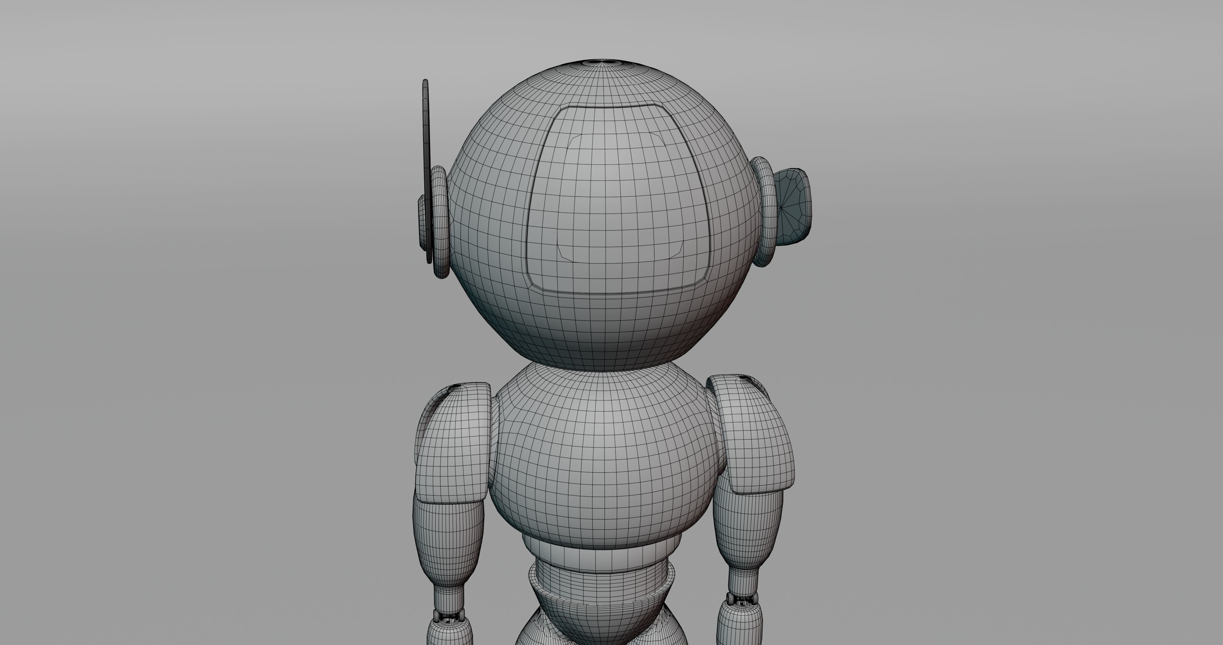 3D Post Apocalyptic Sci-Fi Robot with Environment 3D model_14