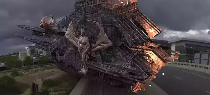 Tech Arch Airship 4 3D model