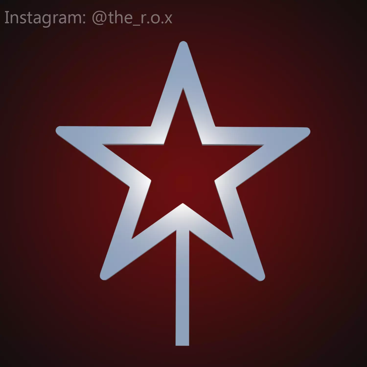 Star topper 3D print model_0