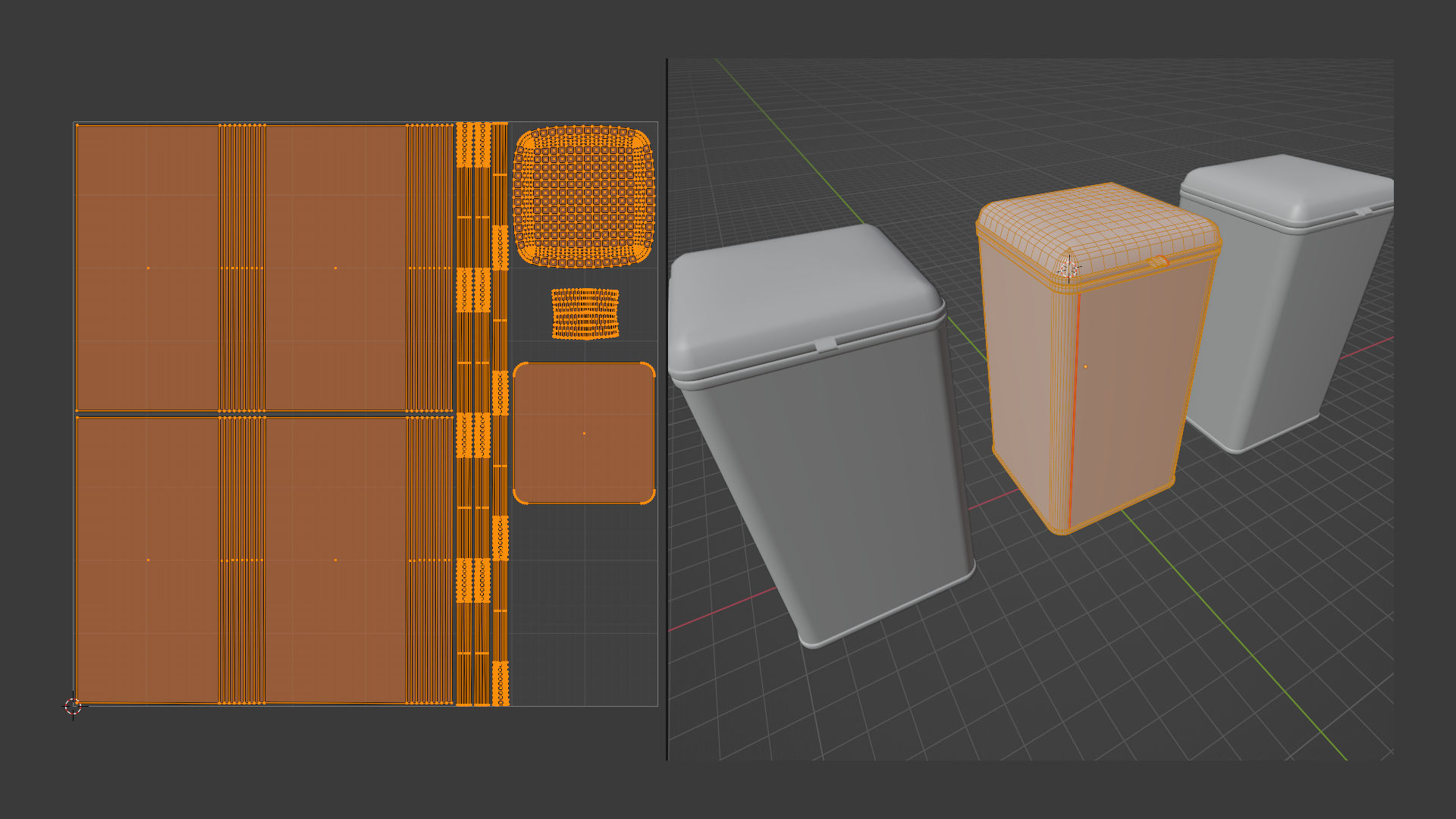 Laundry baskets 3D model_16