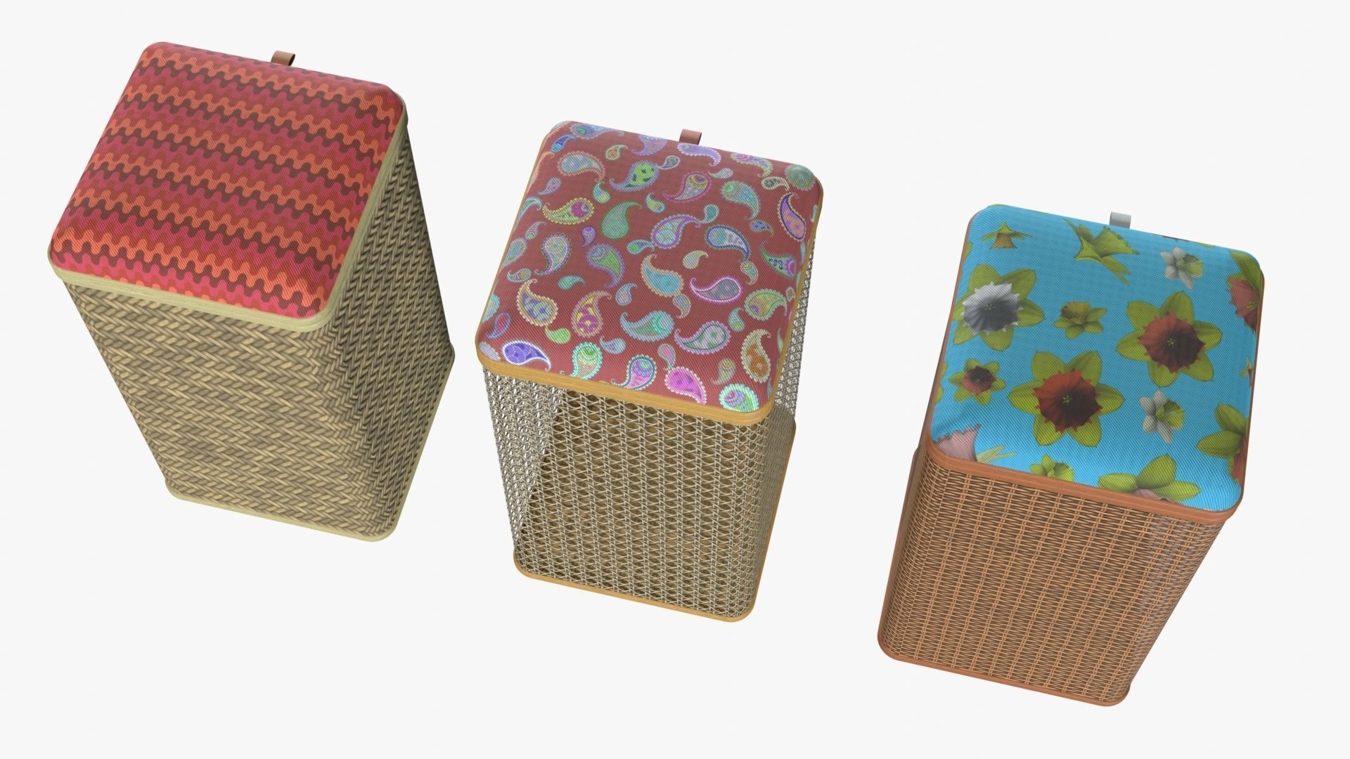 Laundry baskets 3D model_6