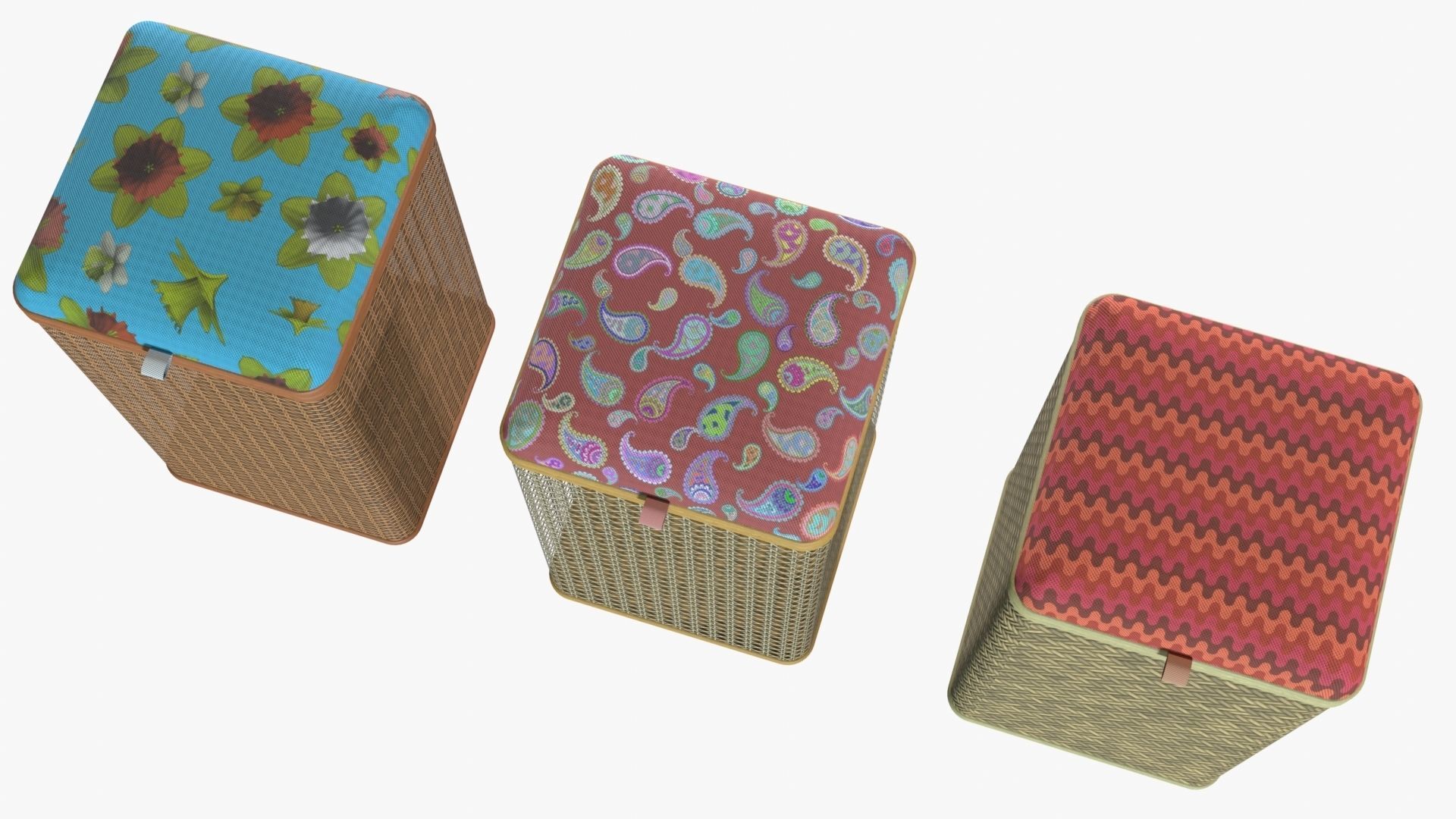 Laundry baskets 3D model_4