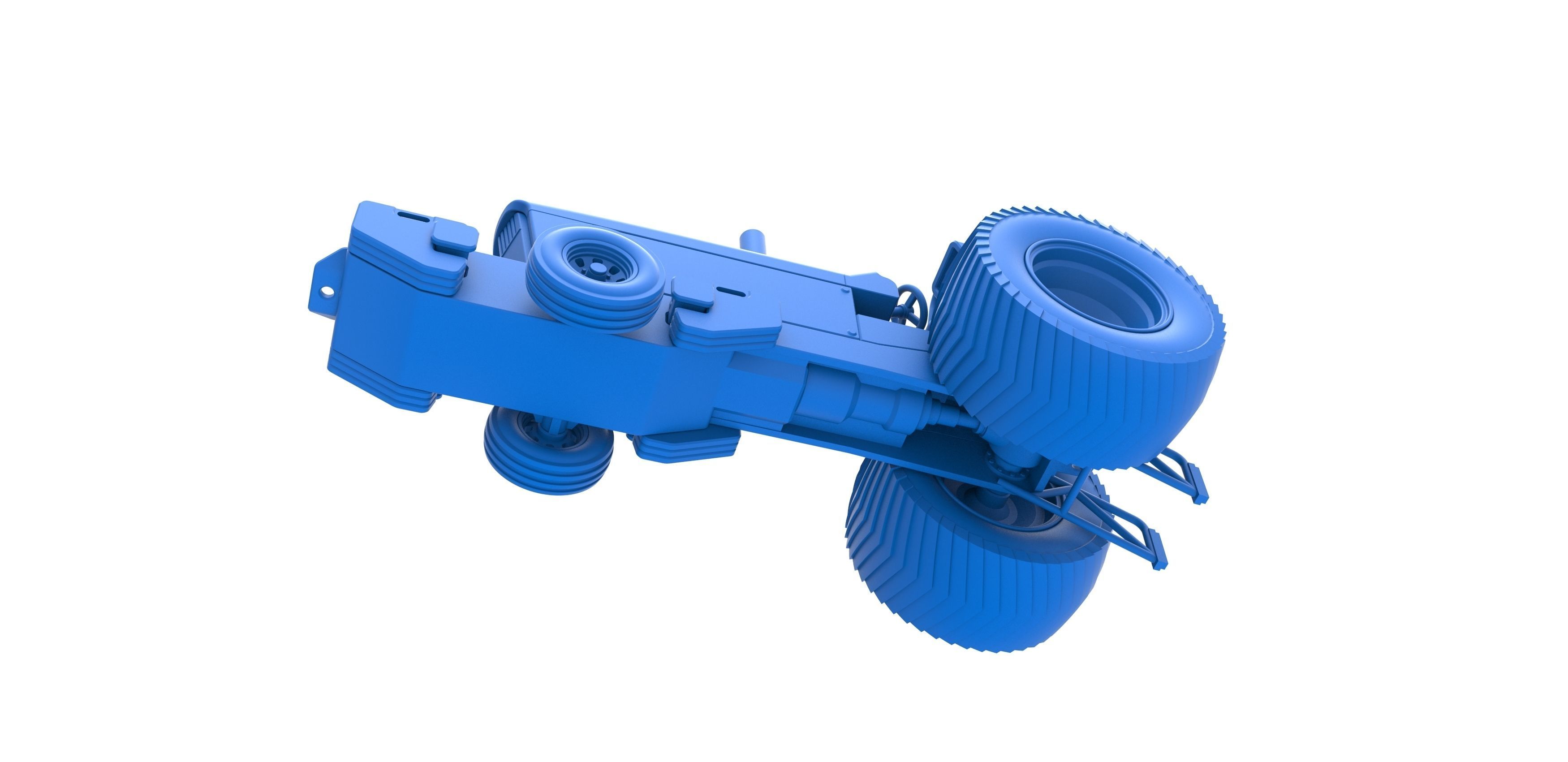 Pulling Tractor Pro Stock Scale 1 to 25 3D print model_18