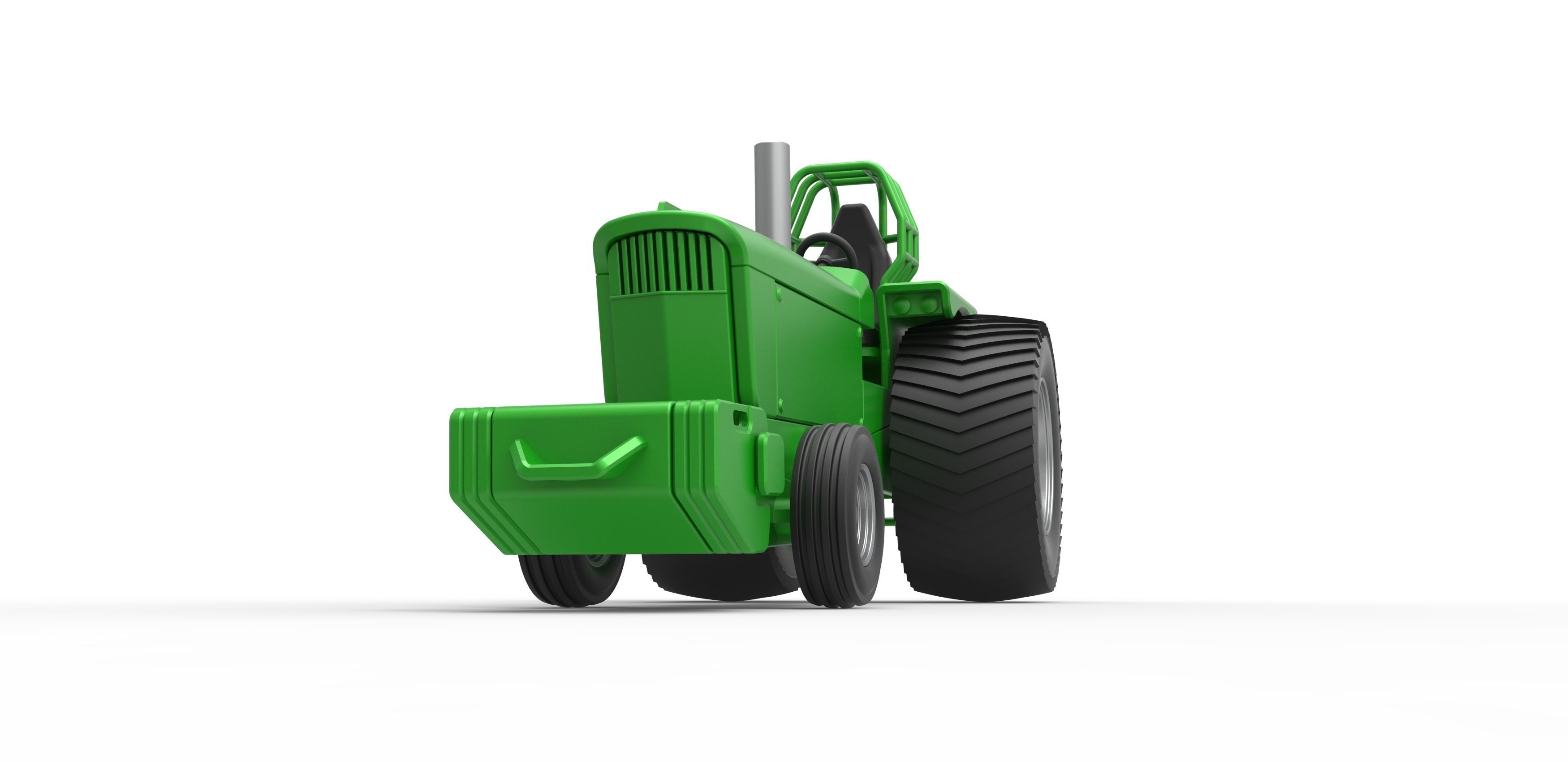 Pulling Tractor Pro Stock Scale 1 to 25 3D print model_6