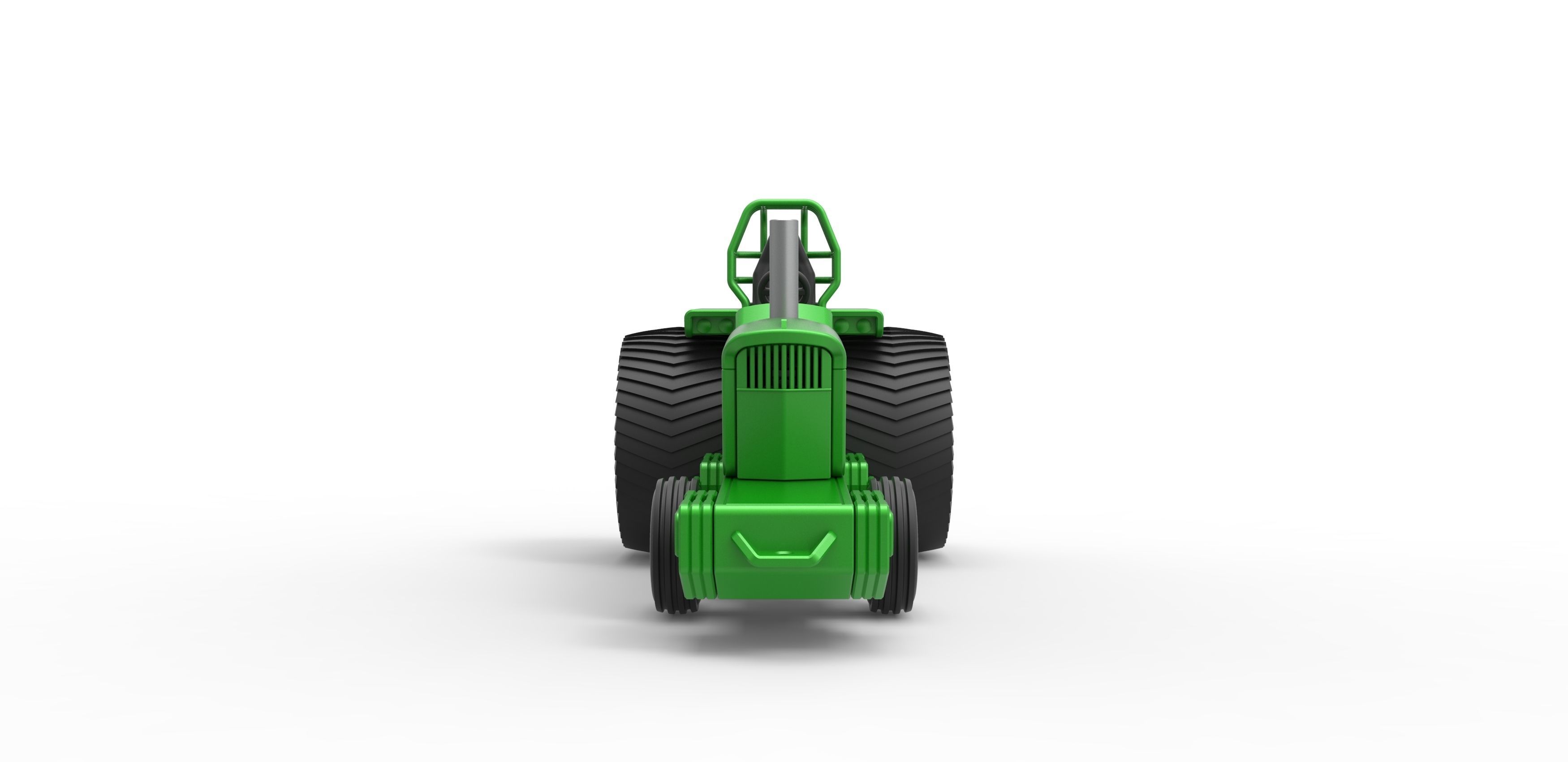 Pulling Tractor Pro Stock Scale 1 to 25 3D print model_8
