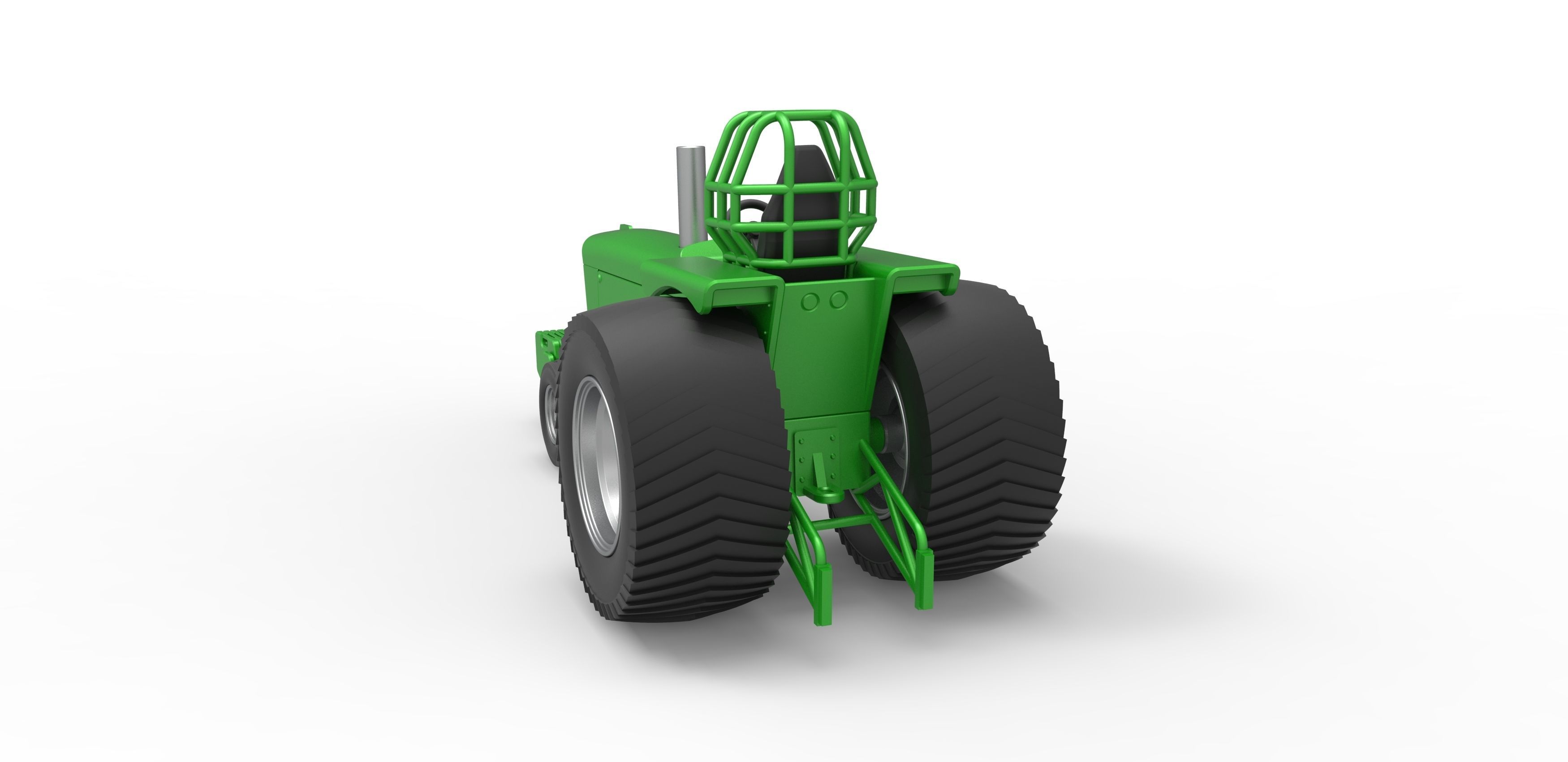 Pulling Tractor Pro Stock Scale 1 to 25 3D print model_13