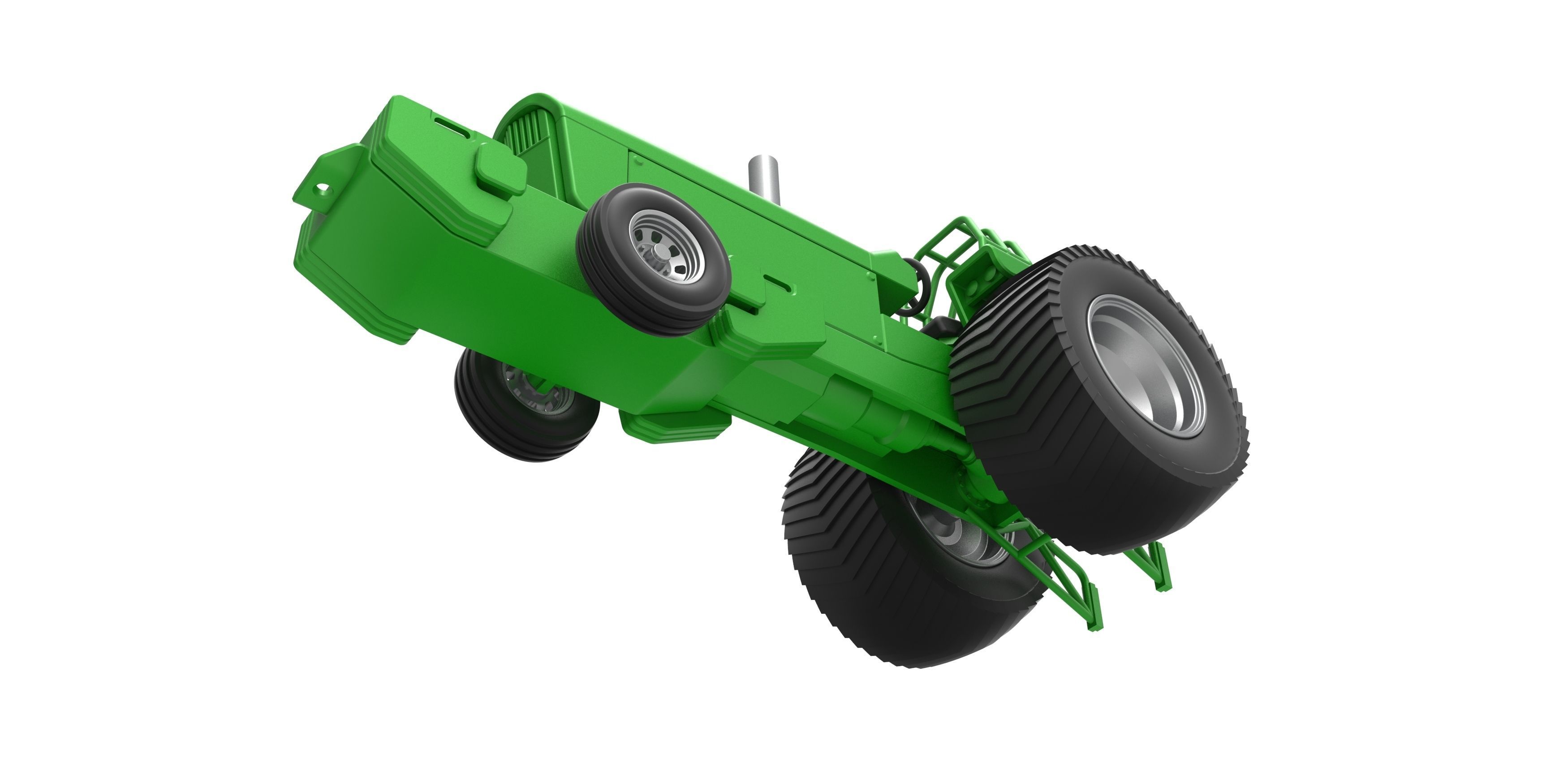Pulling Tractor Pro Stock Scale 1 to 25 3D print model_4